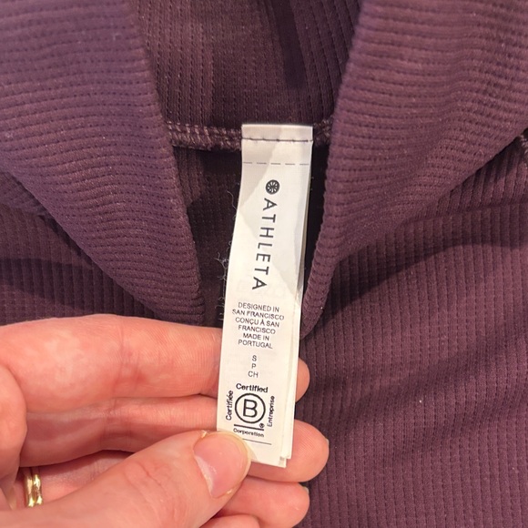 Athleta Plum Turtleneck Top - Picture 3 of 3
